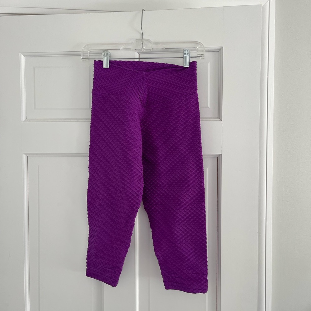 Booty by Brabants Croco Purple Leggings